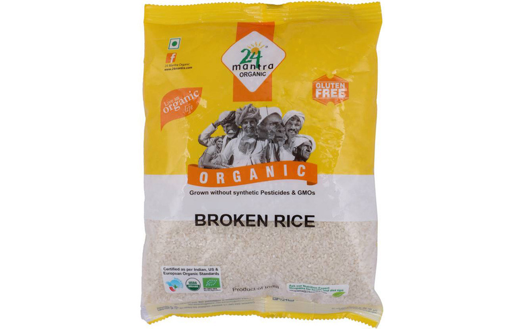 24 Mantra Organic Broken Rice    Pack  1 kilogram